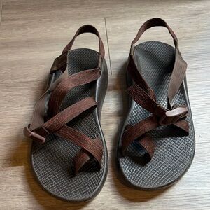 Chaco Brown Webbing Strap Sandals